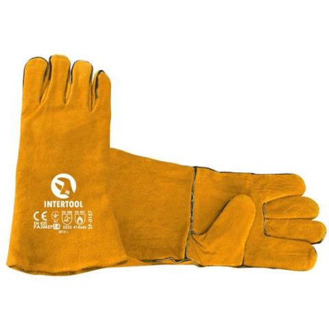 Перчатка замшевая INTERTOOL SP-0157