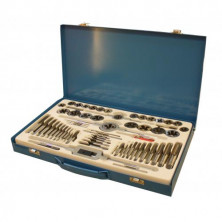 Набор метрический метчиков и плашек 65 пр. (код UNX065)