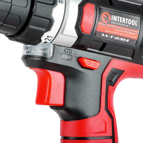 Дрель-шуруповерт аккумуляторная Li-Ion 18В INTERTOOL WT-0314