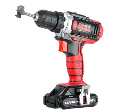 Дрель-шуруповерт аккумуляторная Li-Ion 18В INTERTOOL WT-0314