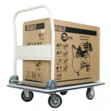 Тележка ручная четырех колесная до 250 кг, 910*610*870, колеса 125 мм INTERTOOL LT-9054