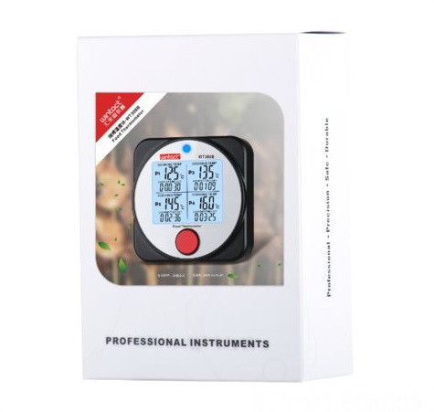 Термометр пищевой электронный 4-х канальный Bluetooth, -40-300°C WINTACT WT308B