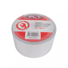 Скотч алюминиевый термостойкий 50 мм*10 м. INTERTOOL KT-0991