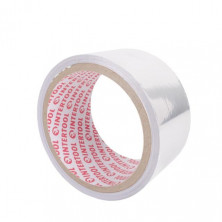Скотч алюминиевый термостойкий 50 мм*10 м. INTERTOOL KT-0991