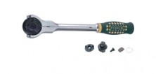 3/8" Трещотка шарнирная (72 зуб.) L=225 мм (код 802323)