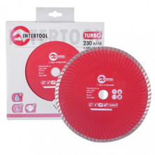 Диск отрезной Turbo, алмазный INTERTOOL CT-2010