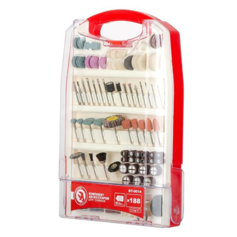 Комплект аксессуаров для гравера WT-0516 и DT-0517 188 ед. INTERTOOL BT-0014