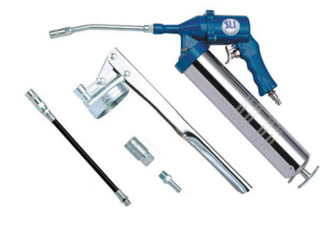 Пневмошприц для смазки с насадками 6 пр. (500 с.с) (код ST-6636L-6)