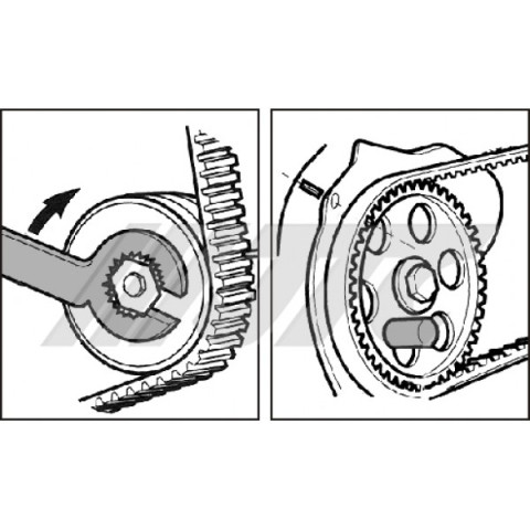 Набор фиксаторов распредвала дизельного двигателя VW Transporter, LT, Crafter (ремень)