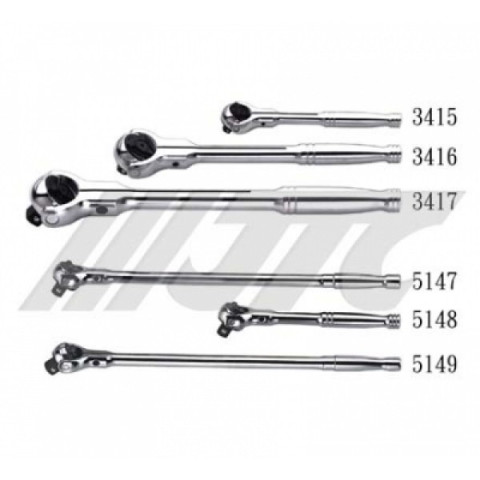 Трещотка с поворотной головкой 1/2" 72 зубца