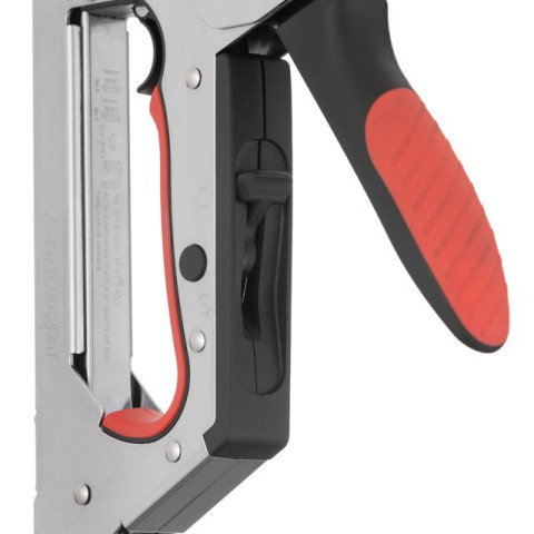 Степлер строительный 3 в 1, функцияTrigger Mode, под скобу 11.3*0.7*6-14 мм, гвоздь 14мм, шпилька 14мм STORM INTERTOOL RT-0105