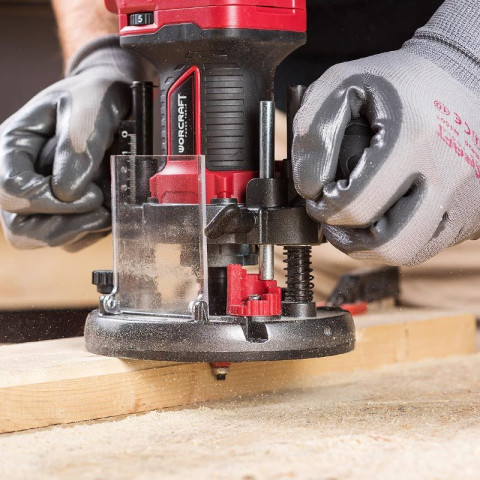 Аккумуляторный бесщеточный фрезер WORCRAFT CER-S20LiB