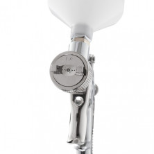 Краскопульт пневматический HP, форсунка 1.4мм, верхний пластиковый бачок 600мл, 5бар INTERTOOL PT-0112