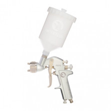 Краскопульт пневматический HP, форсунка 1.4мм, верхний пластиковый бачок 600мл, 5бар INTERTOOL PT-0112