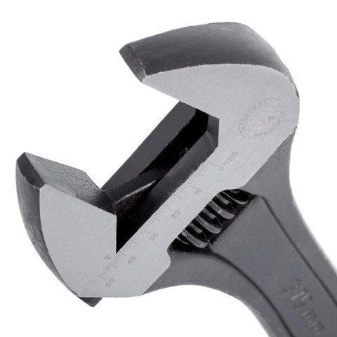 Ключ разводной 380мм, Cr-V, черный, фосфатированный. INTERTOOL XT-0065