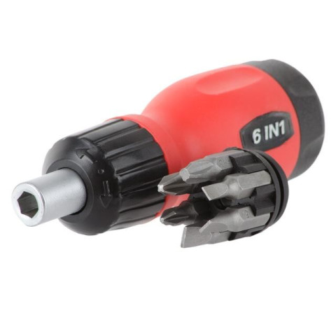 Отвертка реверсивная с комплектом насадок INTERTOOL VT-1009