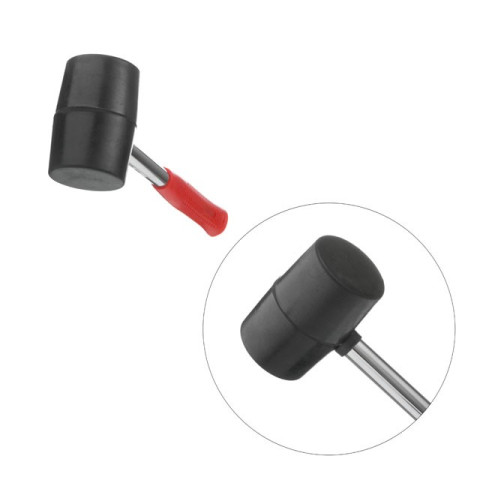 Киянка резиновая 450г металлическая ручка INTERTOOL HT-0231