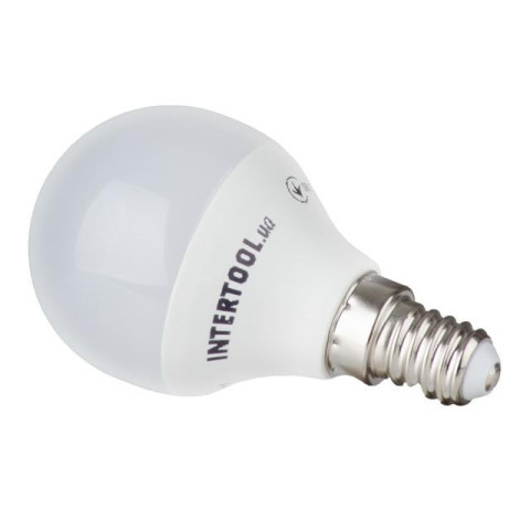 Светодиодная лампа LED 5Вт, E14, 220В, INTERTOOL LL-0102