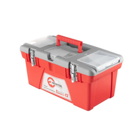 Ящик для инструментов с металлическими замками INTERTOOL BX-0518