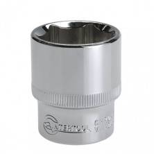 Головка шестигранная 1/2", 27ммx42мм Cr-V INTERTOOL ET-0027