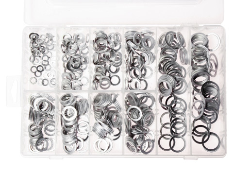 Комплект алюминевых шайб 500ед.