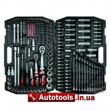 Набор инструмента Yato 215 ед.1/4" 3/8" 1/2" (Код YT-3884)