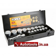 Набор инструмента 20 ед. 3/4 Topex ( Код 38D296)