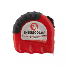 Рулетка с фиксатором 5м "EXTRA" INTERTOOL MT-0205
