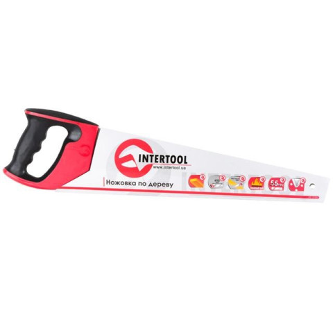 Ножовка по дереву с каленым зубом INTERTOOL HT-3105