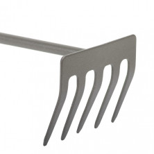 Грабли садовые 245 мм*118 мм с с комбинированной рукояткой [] INTERTOOL FT-0032