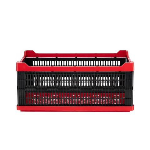 Ящик складной, пластиковый, загрузка 30 кг, 47 л., 600*400*260 мм, материал 100% первичный пищевой ПЭ INTERTOOL BX-6426