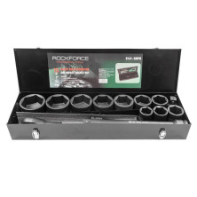 Набор инструментов ударных,15 предметов 1" 6гр.(36,41,46,50,55,60,65,70,75,80мм),в метал. кейсе ROCKFORCE RF-8141-5MPB