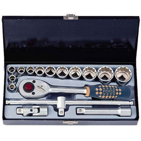 1/2" Набор инструмента 6-гранный 16 пр. (10-32 мм) (код 4162-5)