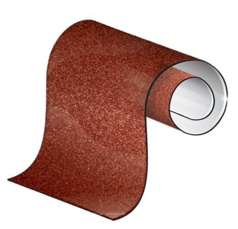 Шлифовальная шкурка на тканевой основе К100, 20cм*1м INTERTOOL BT-0720M