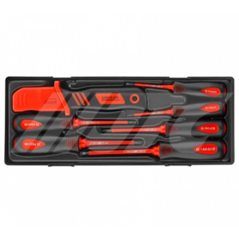 Набор отверток диэлектрических SL3.0-SL5.5, PH0-PH1 7ед