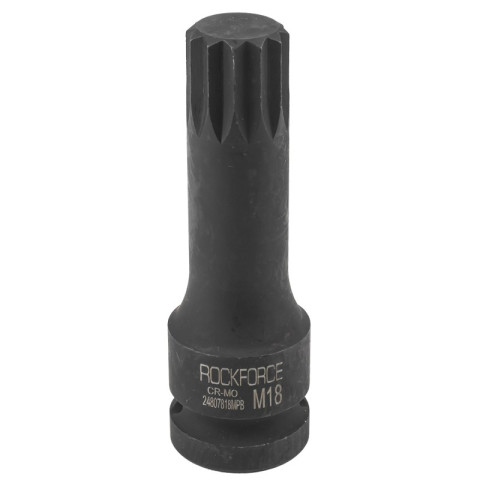 Головка-бита SPLINE ударная M18,1/2" Rockforce RF-24807818MPB
