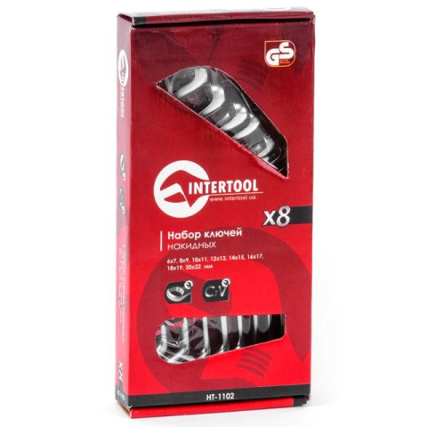 Набор ключей накидных INTERTOOL HT-1102