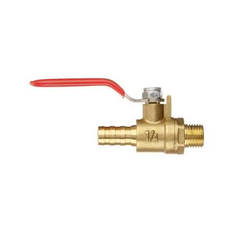 Кран шаровый воздушный, латунь, наружная резьба 1/4" на шланг 10мм, STORM INTERTOOL PT-1890