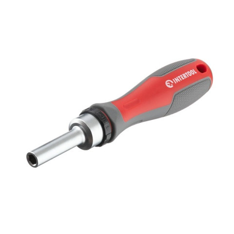 Отвертка реверсивная с комплектом насадок 57 ед INTERTOOL VT-3361