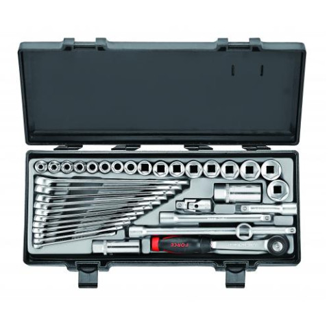 3/8 Набор инструмента 6-гр. 36 пр. (6-22 мм) (FORCE 3361)