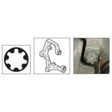 Головка для тормозного суппорта AUDI 22мм, 7 шлицов