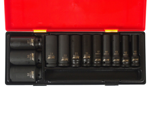 Набор головок ударных глубоких 1/2", 12гр. 12ед.