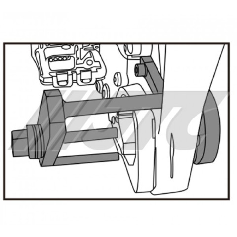 Инструмент для замены резиновой опоры трансмиссии BMW