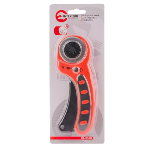 Нож металлический с резиновыми вставками INTERTOOL HT-0510