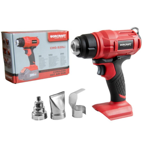 Аккумуляторный фен строительный WORCRAFT CHG-S20Li