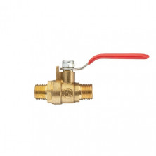 Кран шаровый воздушный, латунь, наружная резьба 1/4"-1/4", STORM INTERTOOL PT-1882