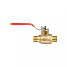 Кран шаровый воздушный, латунь, наружная резьба 1/4"-1/4", STORM INTERTOOL PT-1882