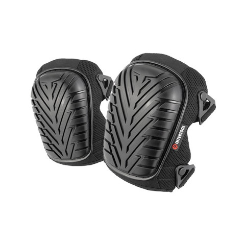 Наколенники защитные, противоскользящие накладки из ПВХ, ткань 600D, гелевые подушки, неопреновые ремни [] INTERTOOL SP-0055