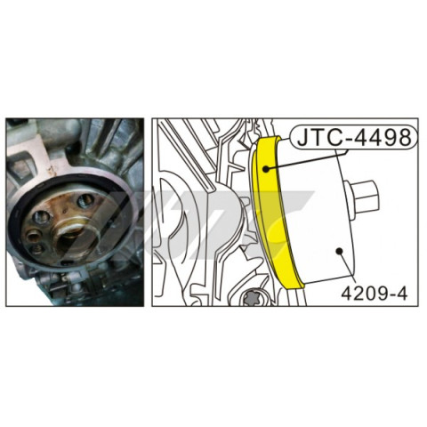 Оправка для монтажа заднего сальника коленвала BMW N54, N55