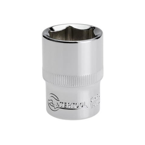 Головка шестигранная 1/2", 20ммx38мм Cr-V INTERTOOL ET-0020